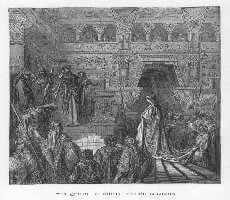 The Queen of Sheba before Solomon