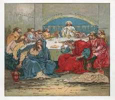 The Passover supper
