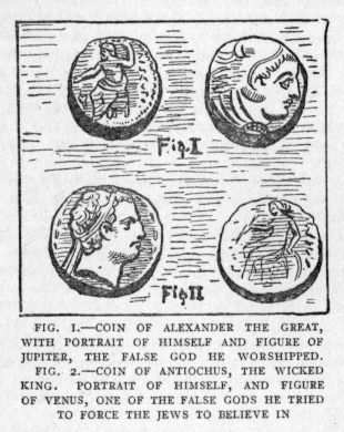 FIG. 1.--COIN OF ALEXANDER THE GREAT FIG. 2.--COIN OF ANTIOCHUS