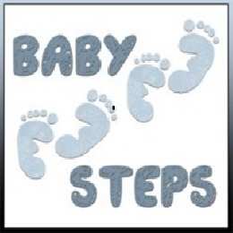 Baby Steps when accepted Jesus and rely on the Holy Spirit