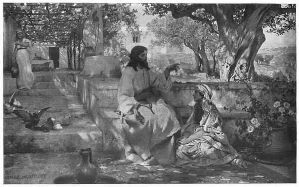 Christ with Mary and Martha
Painted by H. Siemiradzki Christ with Mary and Martha
Painted by H. Siemiradzki