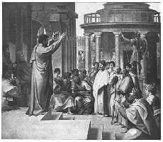 St. Paul Preaching at Athens
Painted by Raphael St. Paul Preaching at Athens
Painted by Raphael